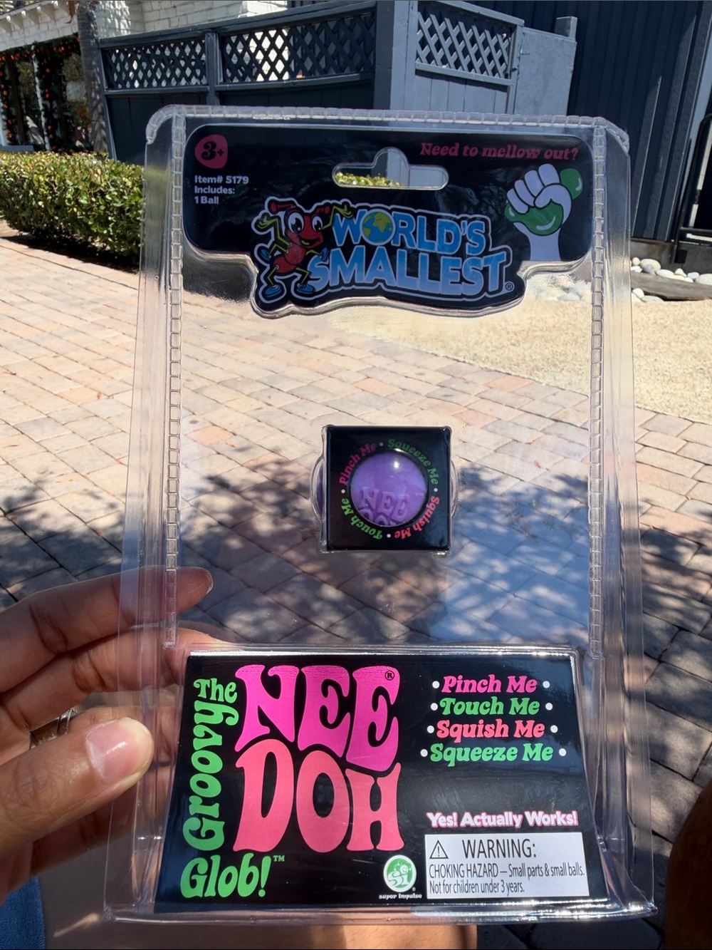 Viral Needoh!!!!! Groovy Nee Doh Glob! Kids Stress Ball - Purple